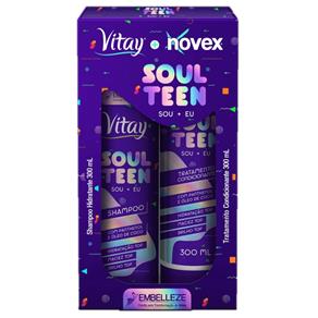 Shampoo e Condicionador Vitay Novex Soul Teen KIT