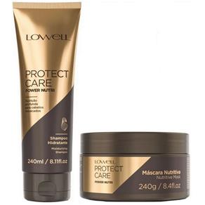 Shampoo e Máscara Protect Care Power Nutri Lowell Pequeno