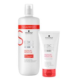 Shampoo e Sérum para Pontas Repair Rescue Deep Nourishing Reconstrução e Nutrição - Branco