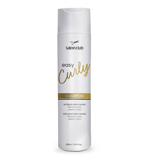 Shampoo Easy Curly 250ml - Cabelos Cacheados - Salon Club