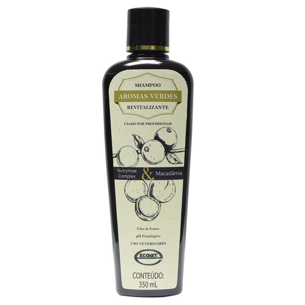 Shampoo Ecovet Aromas Verdes Revitalizante Reparador 350ml
