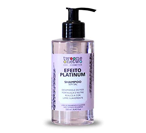 Shampoo Efeito Platinum Violet Flowers Twoone Onetwo 250ml Vegano Natural