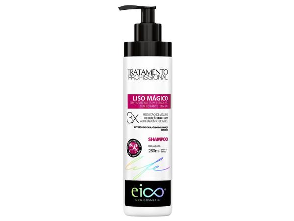 Shampoo Eico New Cosmetic Liso Mágico - 280ml