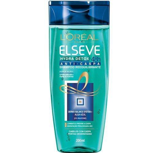 Shampoo Elseve Hydra Detox 48h Anti-Caspa 200ml - Garnier