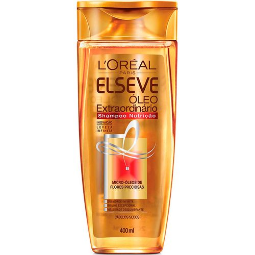 Shampoo Elseve L Oréal Paris Óleo Extraordinário Nutrição 400ml