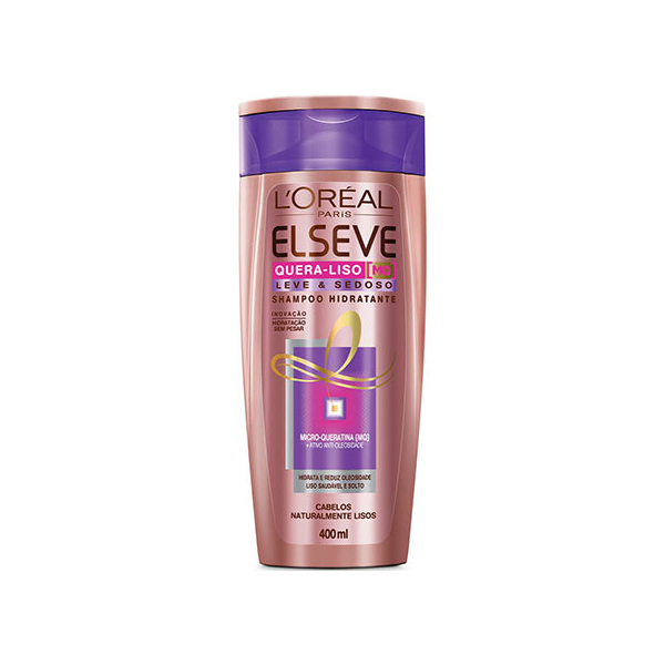 Shampoo Elseve L Oréal Paris Quera-Liso Hidratante 400ml
