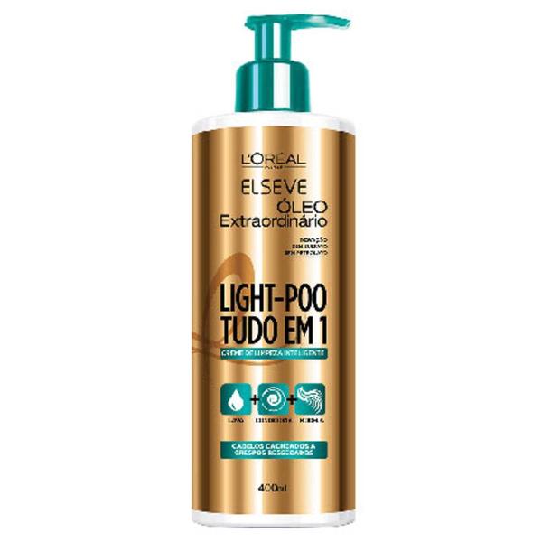 Shampoo Elseve Light Poo Óleo Extraordinário - 400ml