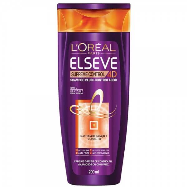 Shampoo Elseve Supreme Control 4D (200ML) (Emb. Contém 3un.) - LOréal