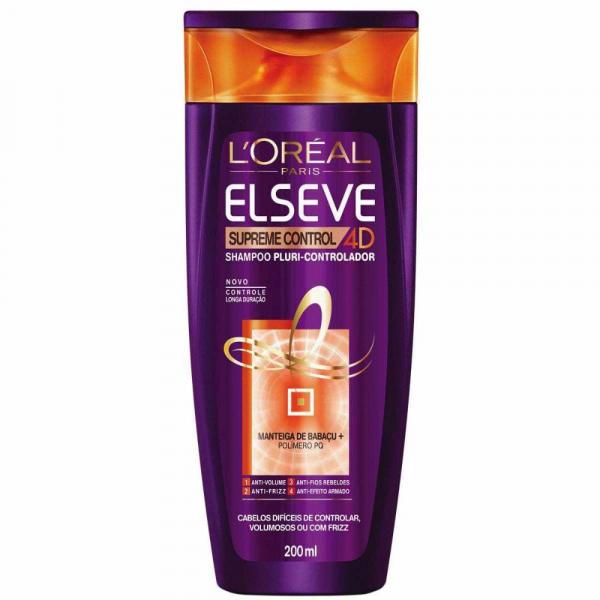 Shampoo Elseve Supreme Control 4D L'Oréal Paris 200ml - Loréal Paris