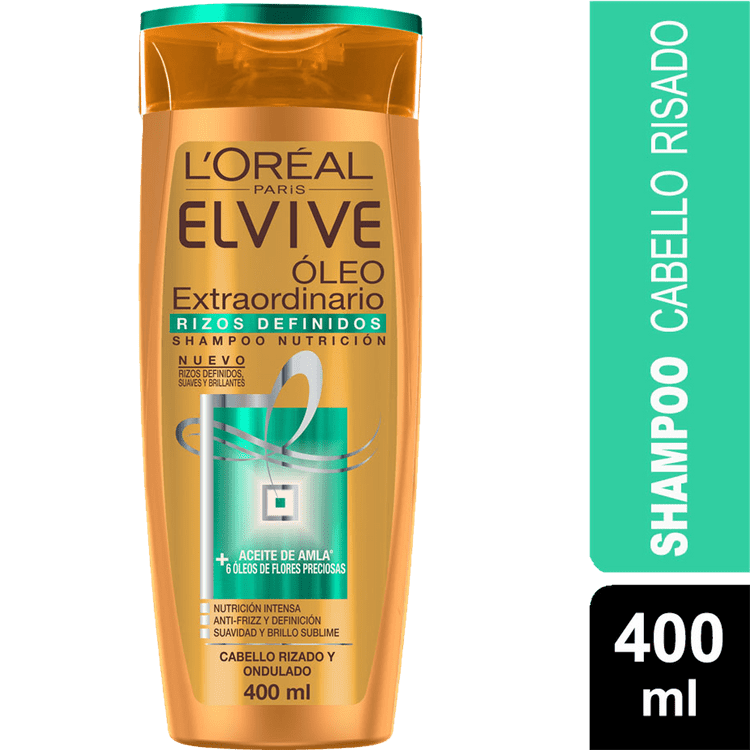 Shampoo Elvive Óleo Extra Curl 400 Ml