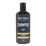 Shampoo 3 em 1 - 240ml - Don Lopes