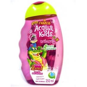 Shampoo 2 em 1 Acqua Kids Nazca Uva e Aloe Vera - 250ml