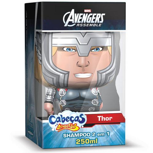 Shampoo 2 em 1 Cabeças Divertidas Avengers Thor 250ml - Biotropic