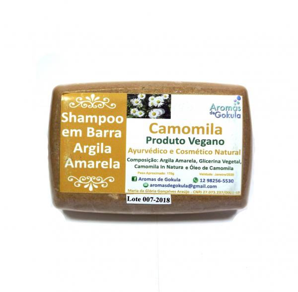 Shampoo em Barra com Argila Amarela Aromas de Gokula 170g - Zona Cerealista