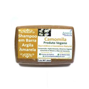 Shampoo em Barra com Argila Amarela Aromas de Gokula 170g