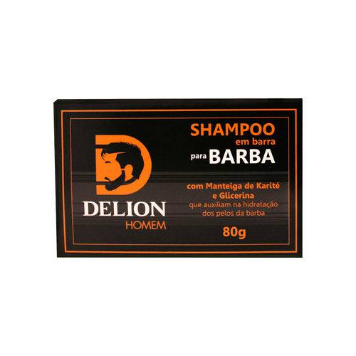 Shampoo em Barra para Barba 80g - Delion Homem