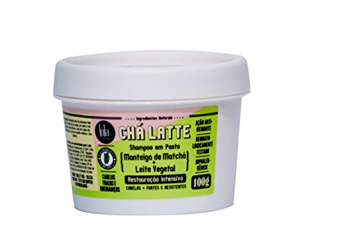 Shampoo em Pasta - Chá Latte - Matchá e Leite Vegetal, Lola Cosmetics