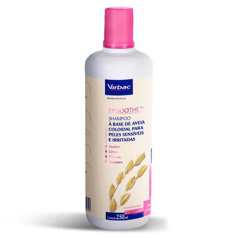 Shampoo Episoothe para Peles Sensíveis e Irritadas - Virbac 250 ML