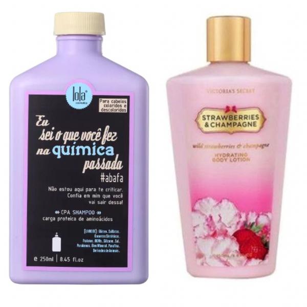 Shampoo eu Sei o que Você Fez na Química Passada Lola + Creme Hidratante Victoria's Secret - Lola e Victoria'S Secret
