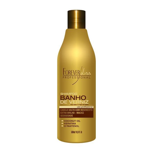 Shampoo Extra Brilho Banho de Verniz 500ml - Forever Liss