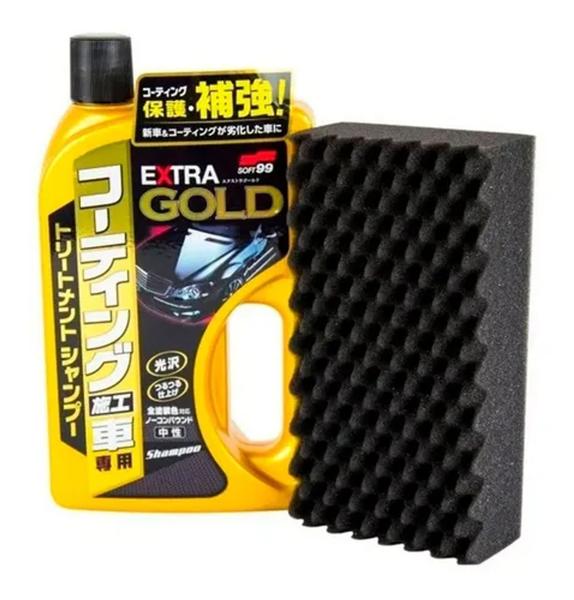Shampoo Extra Gold P/ Pinturas Vitrificadas 750ml - Soft99