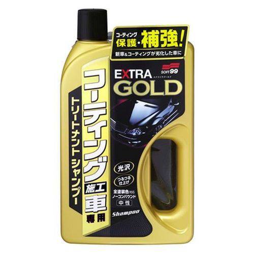 Shampoo Extra Gold para Pinturas Vitrificadas ou Coating 750ml Soft99