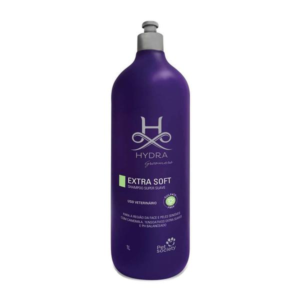 Shampoo Extra Soft Pet Society Hydra Groomers Super Suave 1l