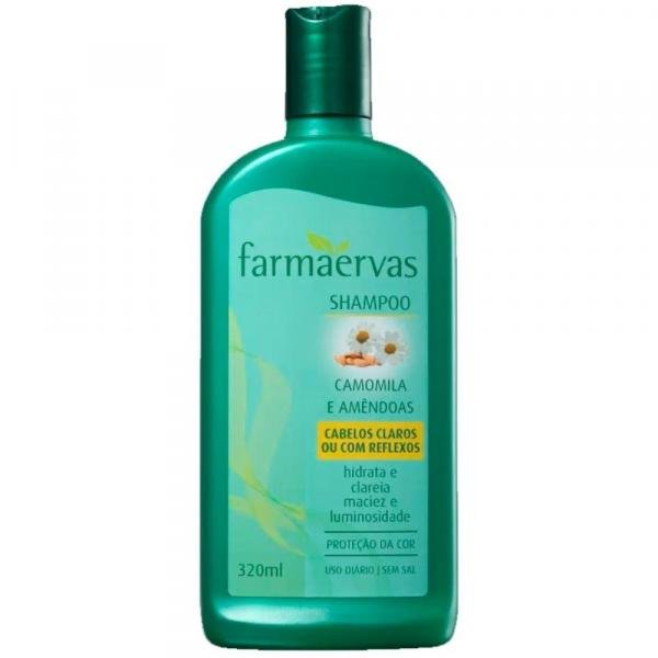 Shampoo Farma Ervas Camomila e Amêndoas - 320ml - Farmaervas