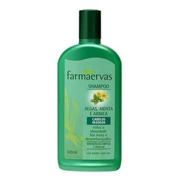 Shampoo Farmaervas Alga Menta Arnica 320ml
