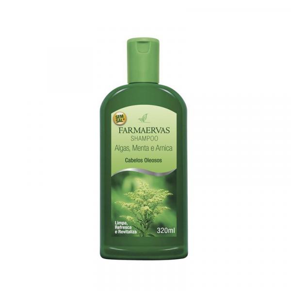Shampoo Farmaervas Algas, Menta e Arnica 320ml