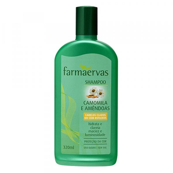 Shampoo Farmaervas Camomila e Amêndoas 320ml