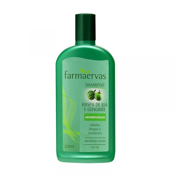 Shampoo Farmaervas Raspa de Juá e Gengibre 320ml