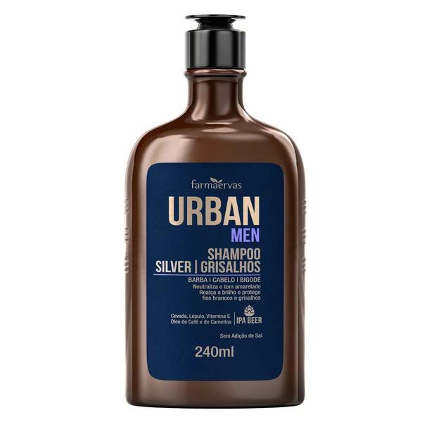 Shampoo Farmaervas Urban Grisalhos Men - 240ml