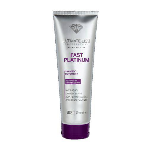 Shampoo Fast Platinum Diamond 300ml Ultimate Liss - Ultimateliss