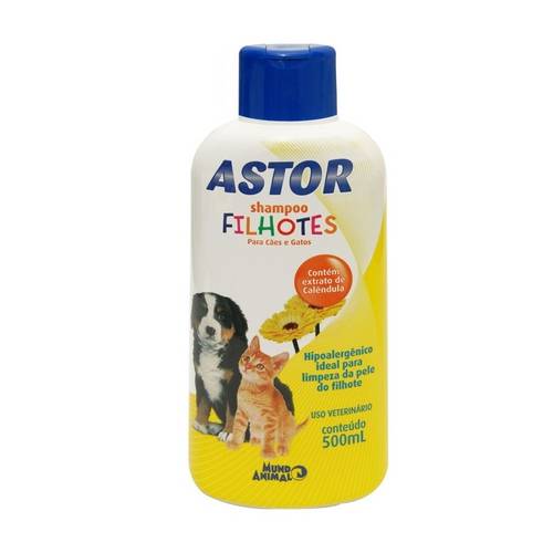 Shampoo Filhotes Astor Mundo Animal - 500 Ml