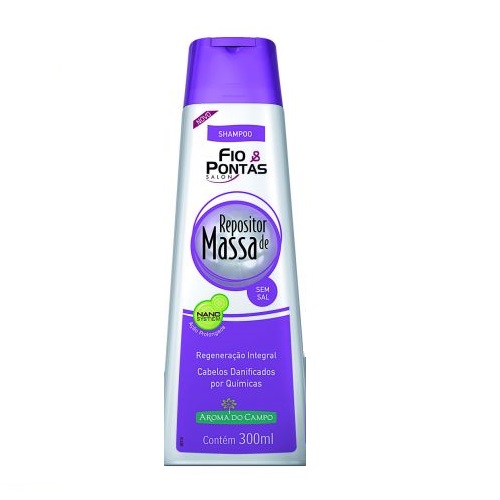 Shampoo Fio Pontas Repositor de Massa 300ml - Fiopontas