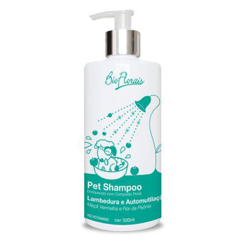 Shampoo Florais Pet Lambedura e Automutilacao 500 Ml