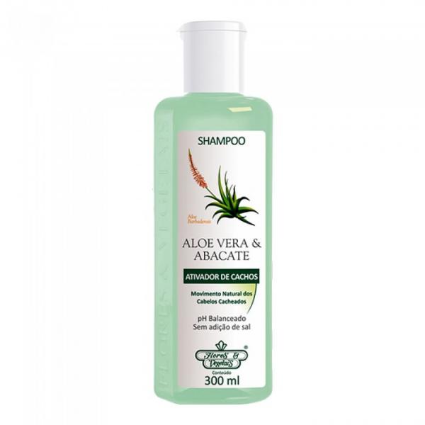 Shampoo Flores e Vegetais Aloe Vera e Abacate 300ml
