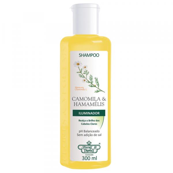 Shampoo Flores e Vegetais Camomila Hamamélis 300ml