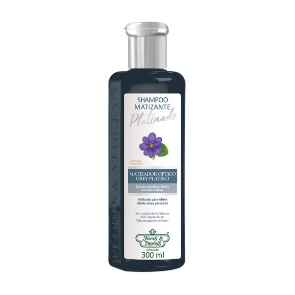 Shampoo Flores e Vegetais Matizante Platinado - 310ml