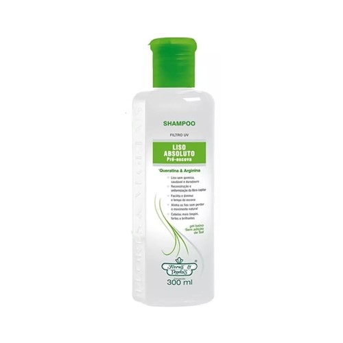 Shampoo Flores & Vegetais Liso Absoluto Pré Escova 300ml