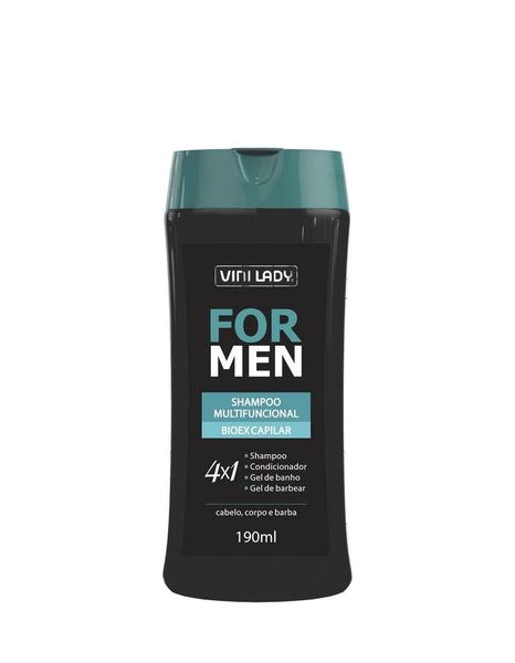 Shampoo For Men Multifuncional 4X1 - Vini Lady