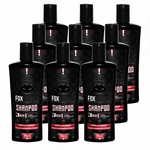 Shampoo Fox For Men 3 em 1 Cabelo e Barba 300ml Caixa Com 9 Unidades