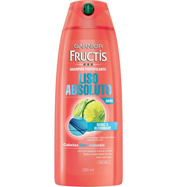 Shampoo Fructis Liso Absoluto 200ml - Garnier