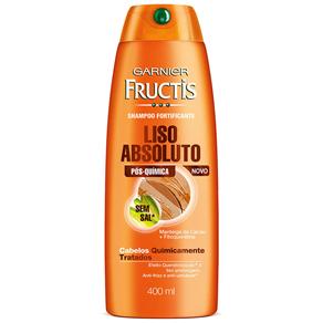 Shampoo Fructis Liso Absoluto Pós Química - 400 Ml