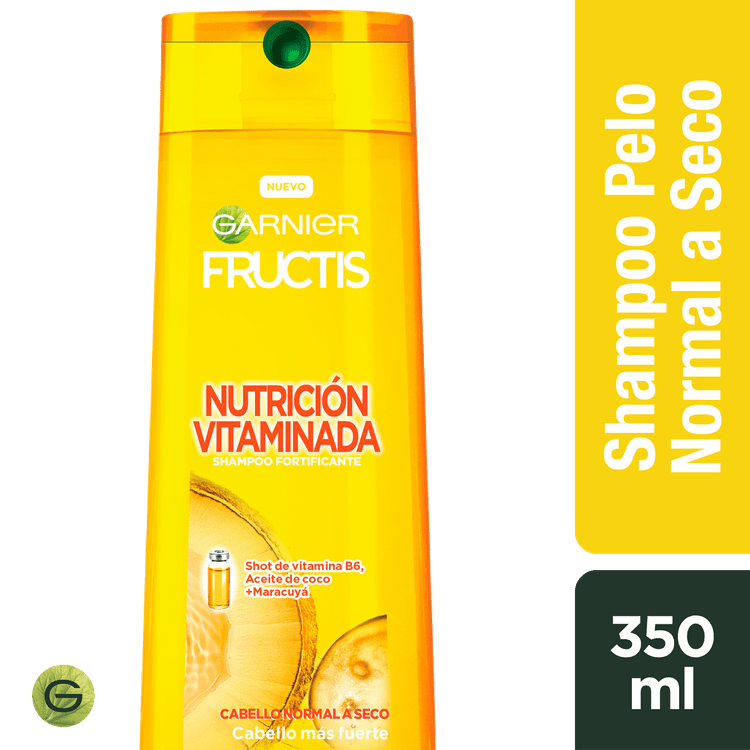 Shampoo Fructis Nutrición Vitaminada 350 Ml