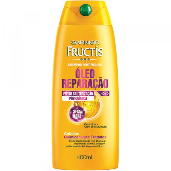 Shampoo Fructis Óleo Reparação Pós-Química 400ml