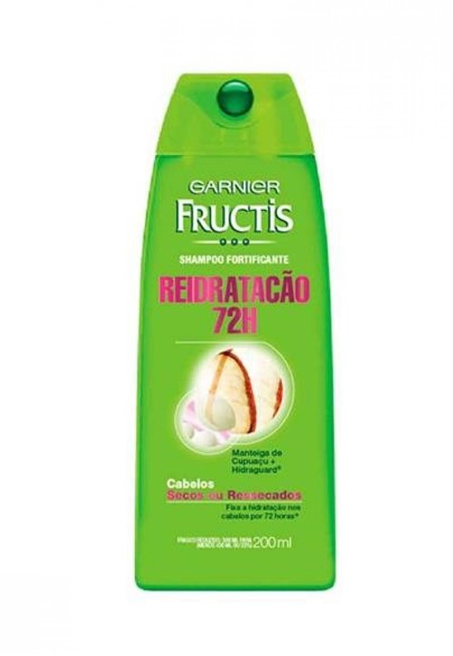 Shampoo Fructis Reidratação 72H 200Ml Garnier