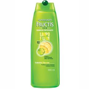 Shampoo Garnier Fructis Limpo e Leve 300Ml