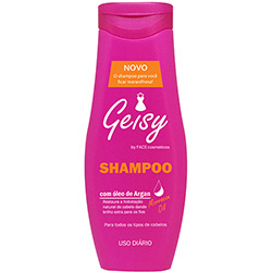 Shampoo Geisy com Óleo de Argan - 250ml